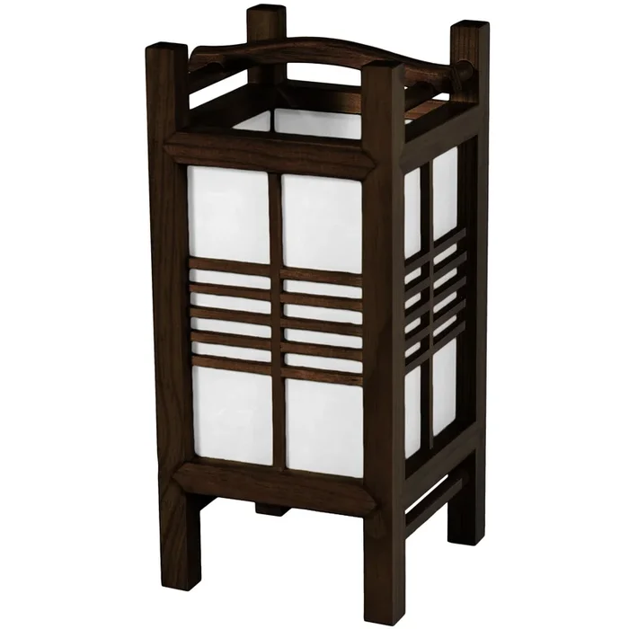 14″ Akida Lamp – Walnut