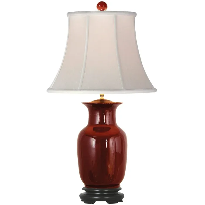 31″ Oxblood Lamp