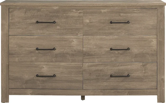 Abilene Brown Dark Wood Dresser
