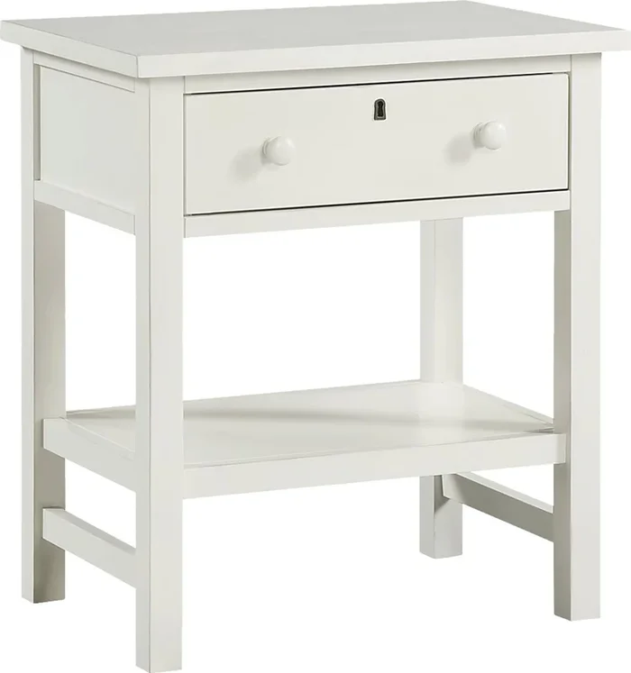 Adelaide White Nightstand