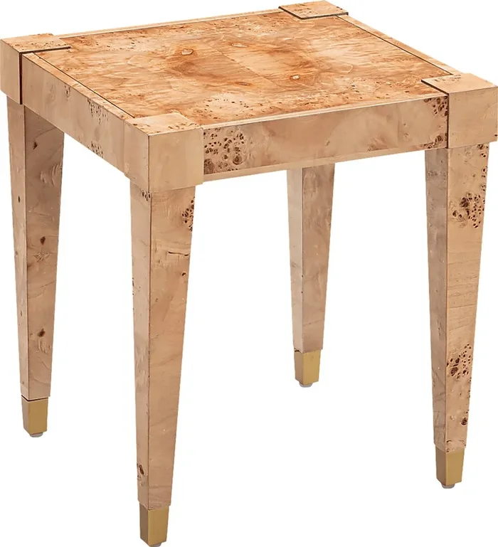 Ailshie II Brown Dark Wood End Table