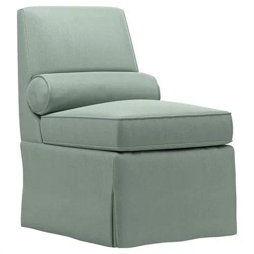 Allie Aloe Performance Skirted Slipper Chair