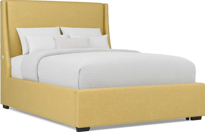 Beaufoy Yellow 3 Pc Queen Storage Bed
