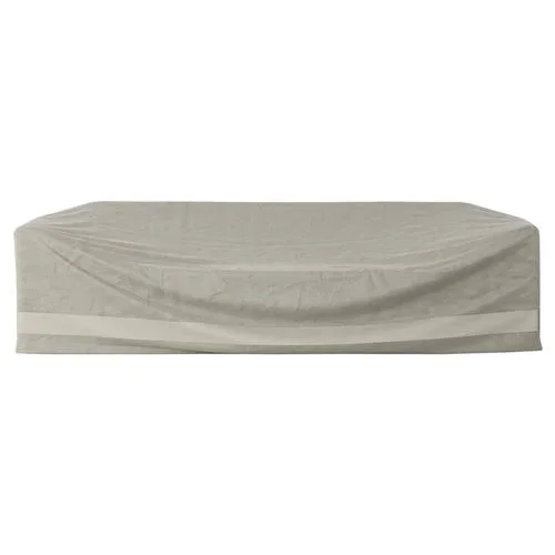 Branson Modern Classic Grey Weatherproof Outdoor Sofa Cover – 99″