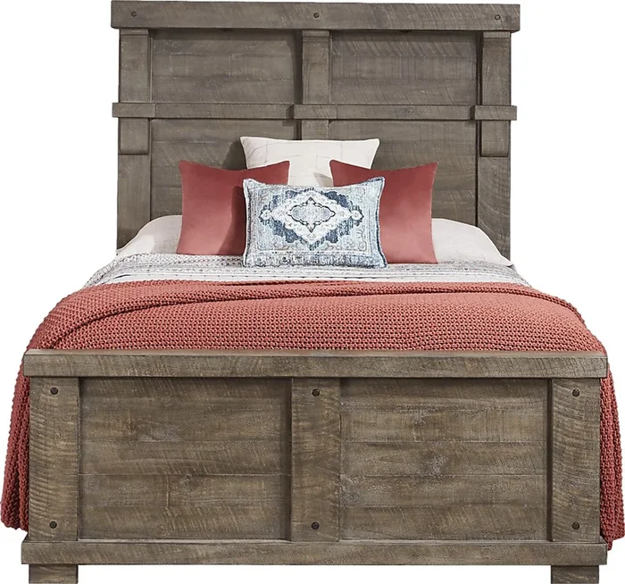 Bretten Crossing Gray 3 Pc Queen Panel Bed