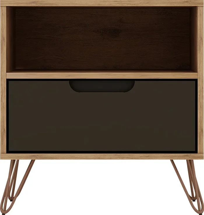 Camomile IV Gray Nightstand