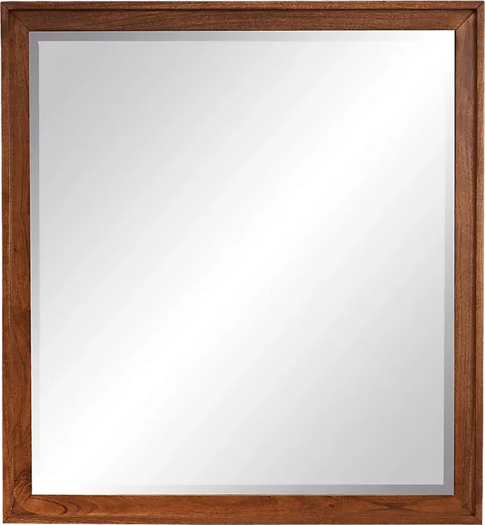 Cedona View Natural Light Wood Mirror