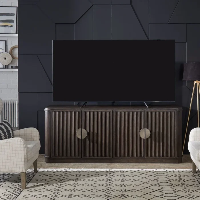 City View – 82″ TV Console – Coffee Bean