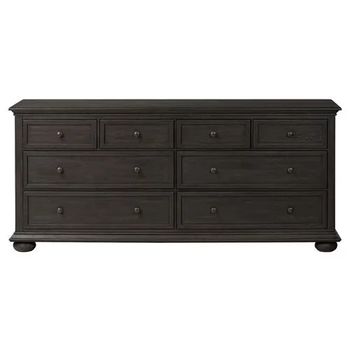 Geoffrey Smoked Black Wide Dresser