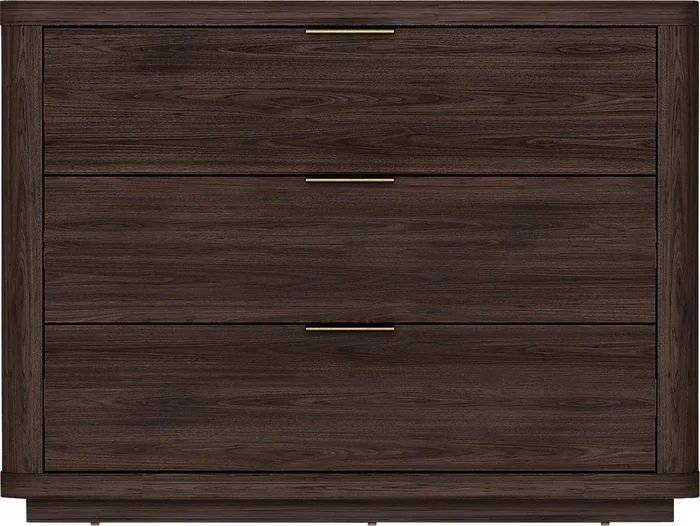 Golddale II Dark Brown Nightstand