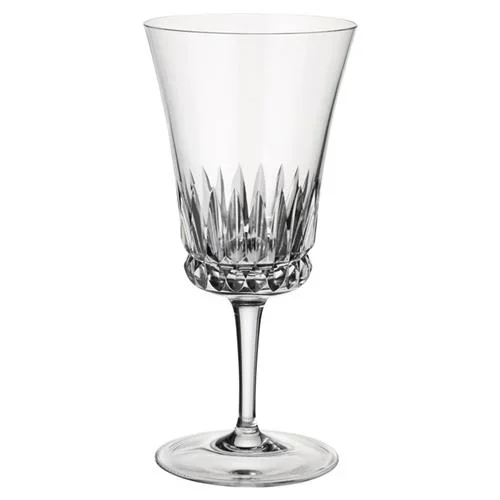 Grand Royal Hollywood Regency Crystal Glass Goblet – Set of 2