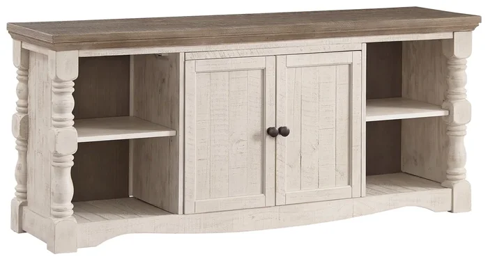 Havalance – Brown / Beige – Extra Large TV Stand – 2 Doors