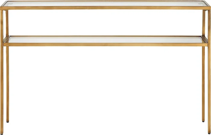 Kande Gold Colors,Metal Yellow Sofa Table