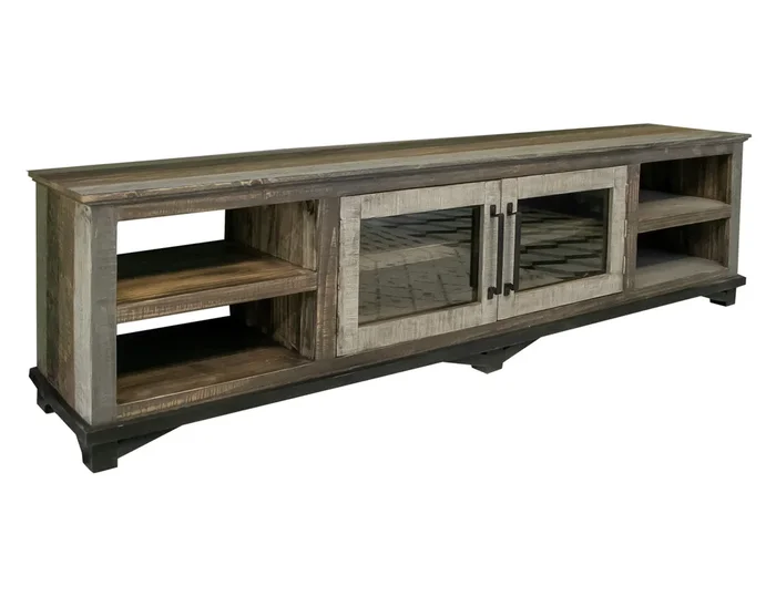 Loft Brown – TV Stand – Two Tone Gray / Brown