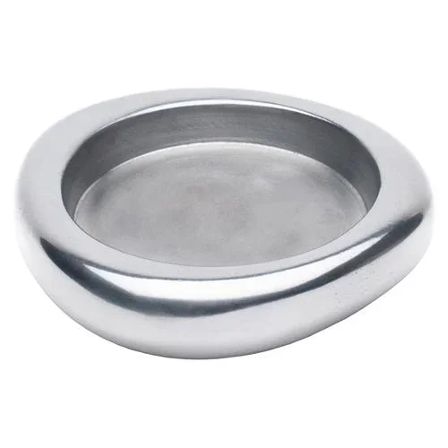 Simon Pearce Riverstone Modern Classic Polished Aluminum Wine Coaster