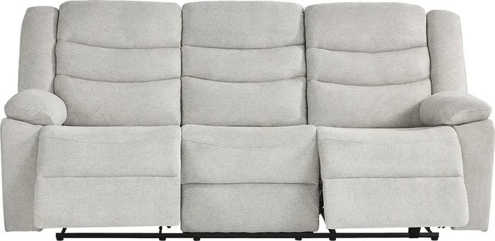 Swansea Gray Woven Non-Power Reclining Sofa