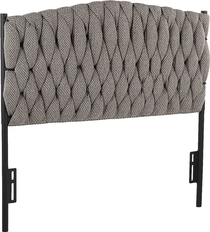 Tockington Polyester Fabric Twin Headboard