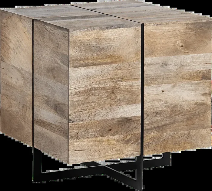Tokach Tan Beige,Brown End Table