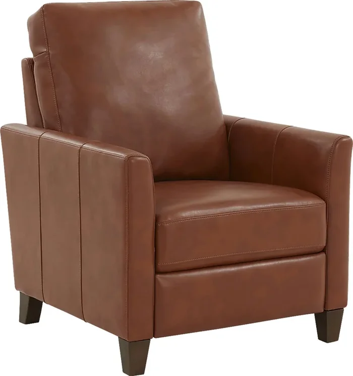 Tulimanu Brown Polyester,Polyurethane Fabric Recliner