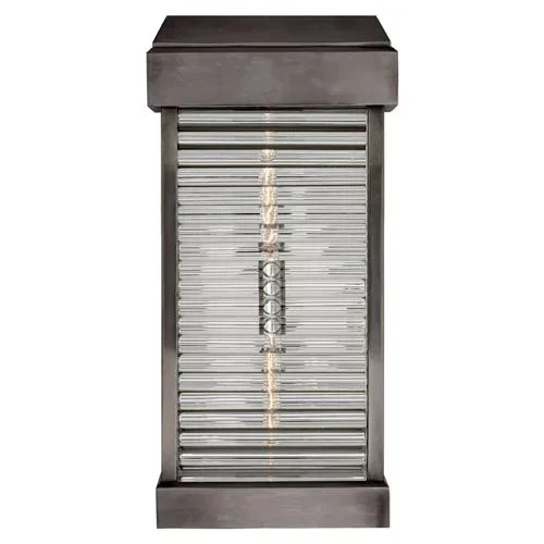 Visual Comfort Dunmore Modern Bronze Metal Outdoor Wallchiere Sconce