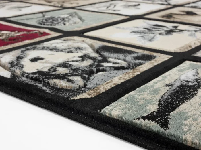 WILD LIFE Area Rug – 5’2” x 5’2” – WL2155