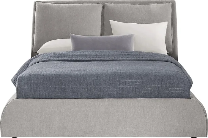 York Mills Gray 3 Pc King Bed